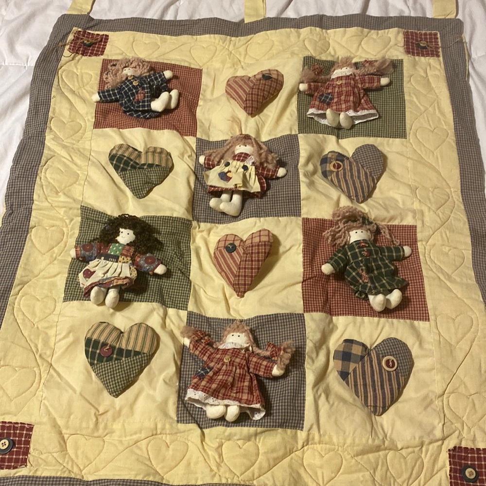 Doll quilt art